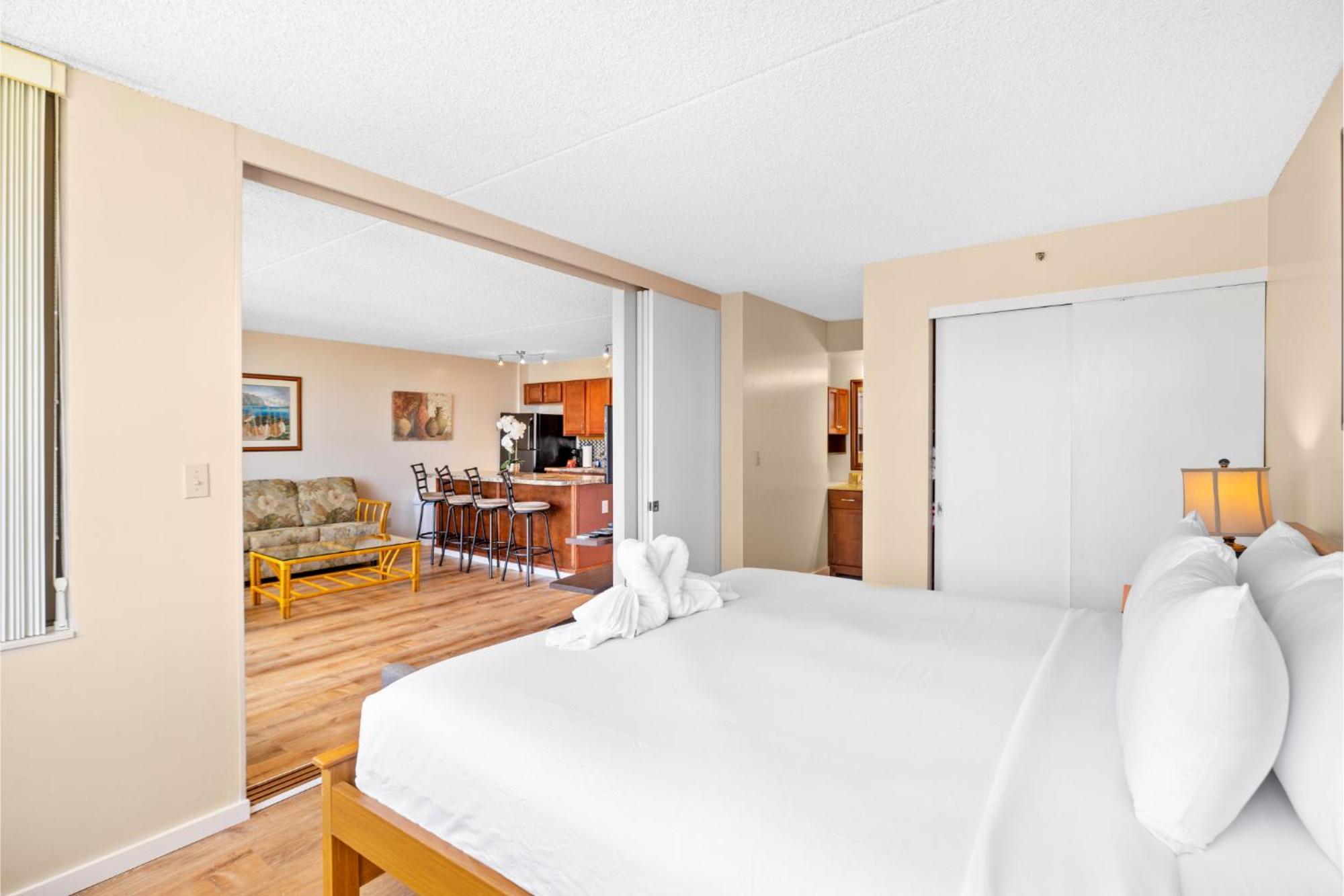 Waikiki Banyan T1-19Th Fl King Size Bed Villa Honolulu Exterior photo