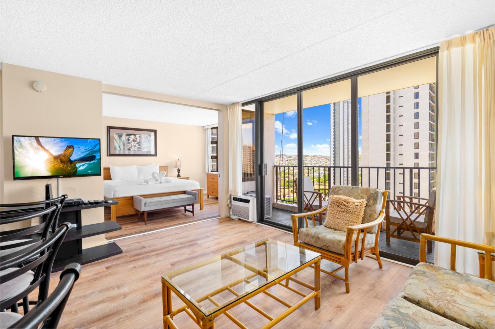 Waikiki Banyan T1-19Th Fl King Size Bed Villa Honolulu Exterior photo